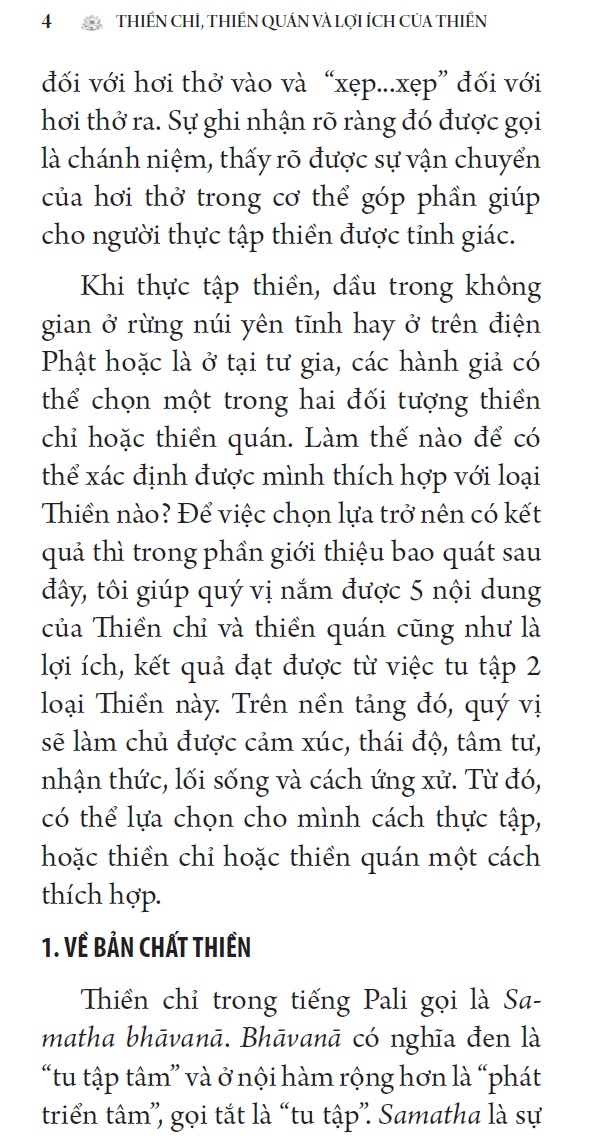 Combo 40 Đề Mục Thiền Định + Thiền Chỉ Thiền Quán Và Lợi Ích Của Thiền