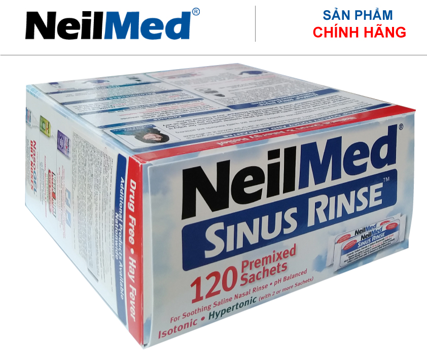 Gói Hỗn Hợp Muối Rửa Mũi Xoang Người Lớn NeilMed SinusRinse Adult Sachets - Xuất xứ Mỹ