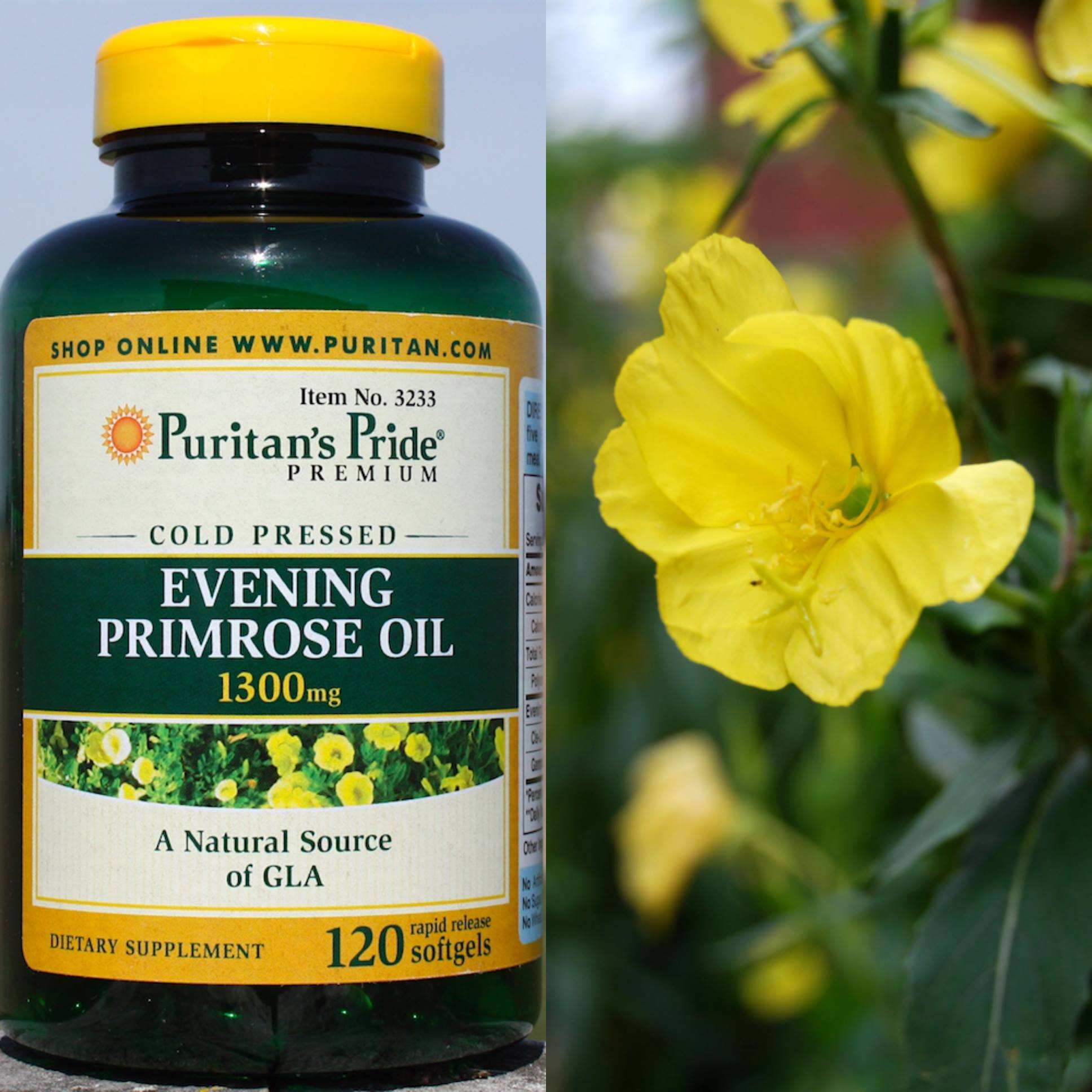 Dầu hoa anh thảo Evening Primrose Oil 1300mg with GLA Giúp cân bằng nội tiết tố nữ, làn da khỏe đẹp và sức khỏe tổng thể- QuaTangMe Extaste