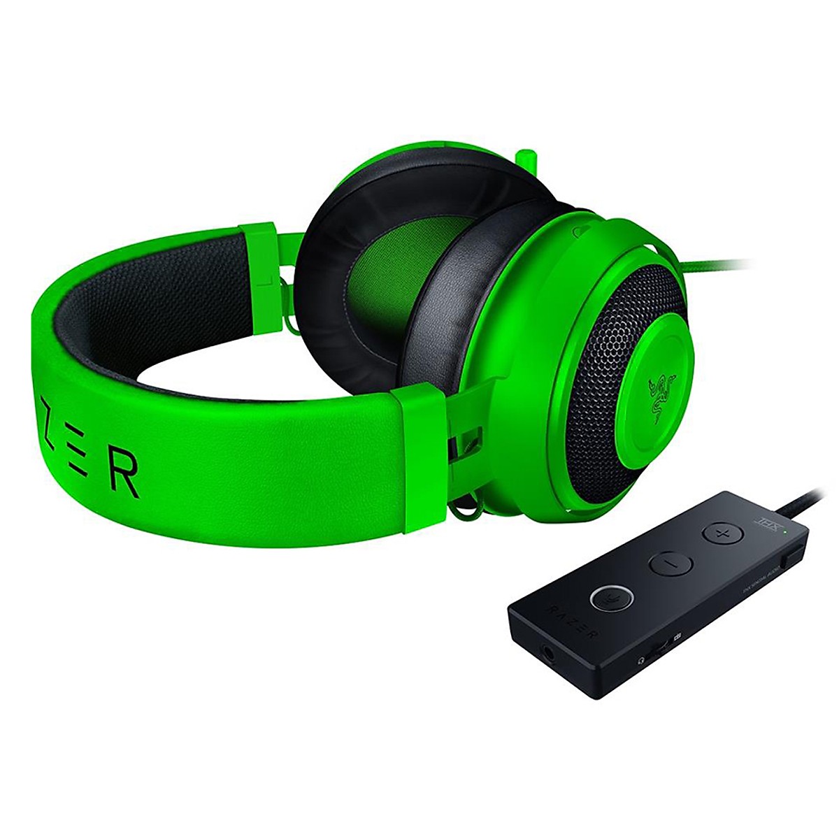 Tai nghe Razer Kraken Tournament Edition Gaming Headset – Black/Green - Hàng chính hãng