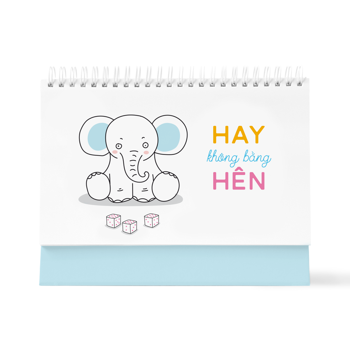 Lịch bàn SDstationery 2020 TƯƠI KHÔNG CẦN TƯỚI (con voi)