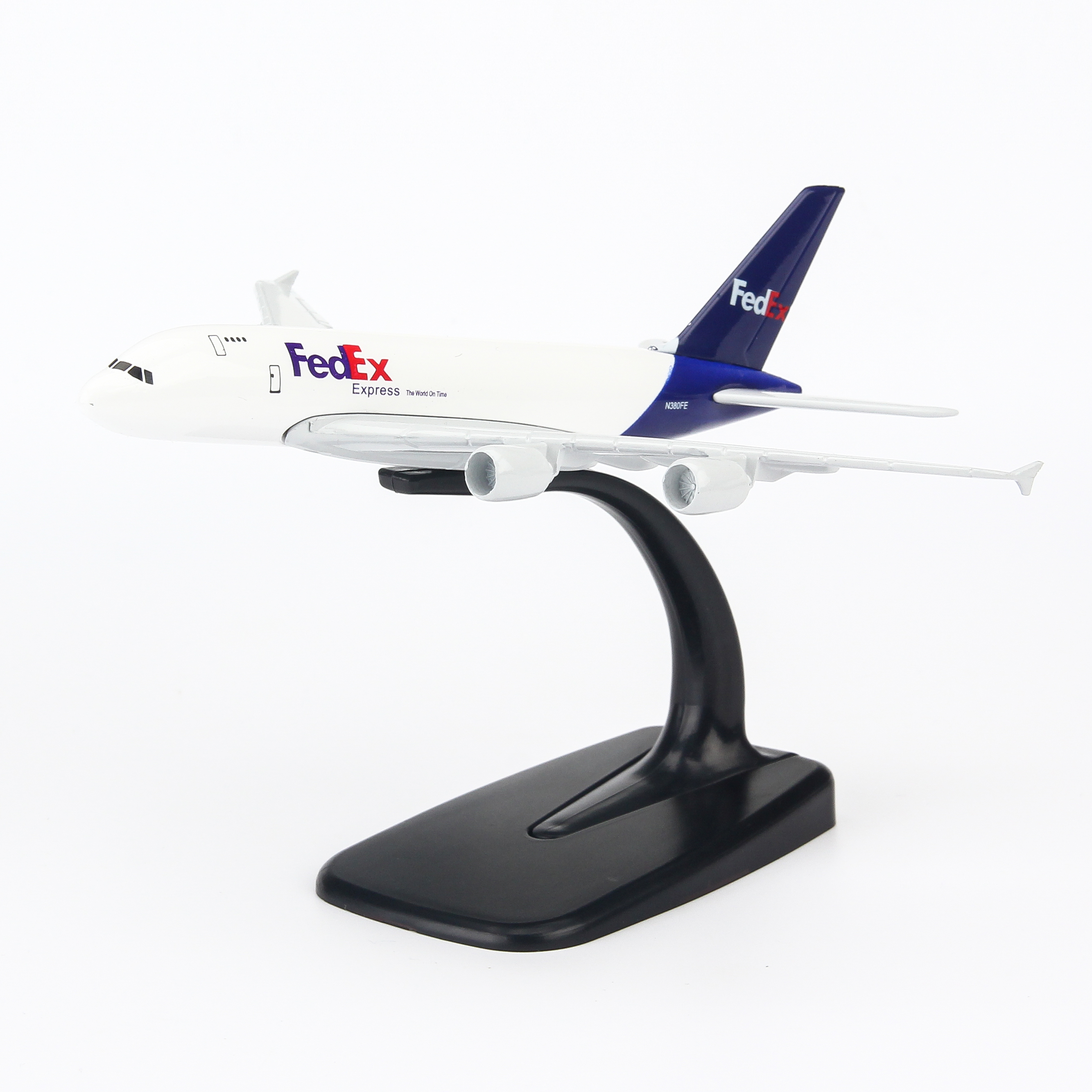 Mô Hình Máy Bay AIRBUS A380 FEDEX AIRLINE EVERFLY 16CM