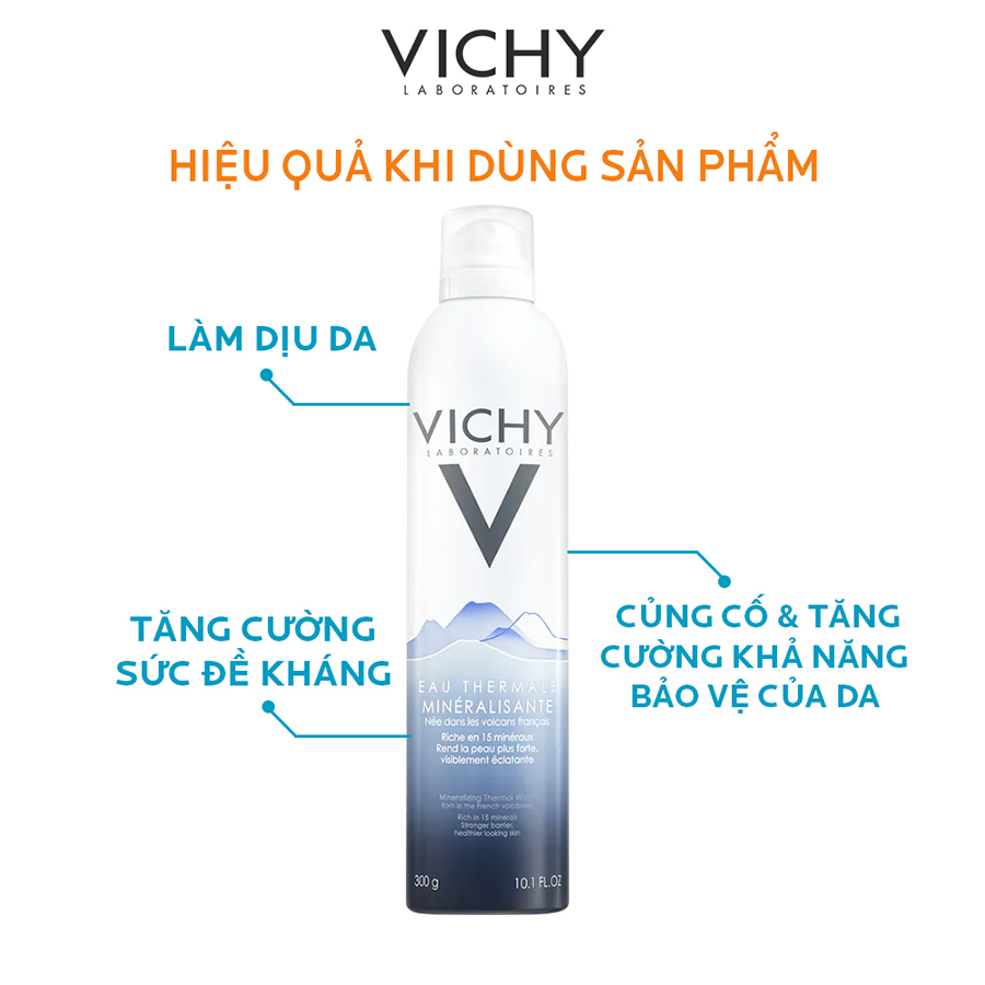 Nước Xịt Khoáng Dưỡng Da Vichy 100843334 (300ml)