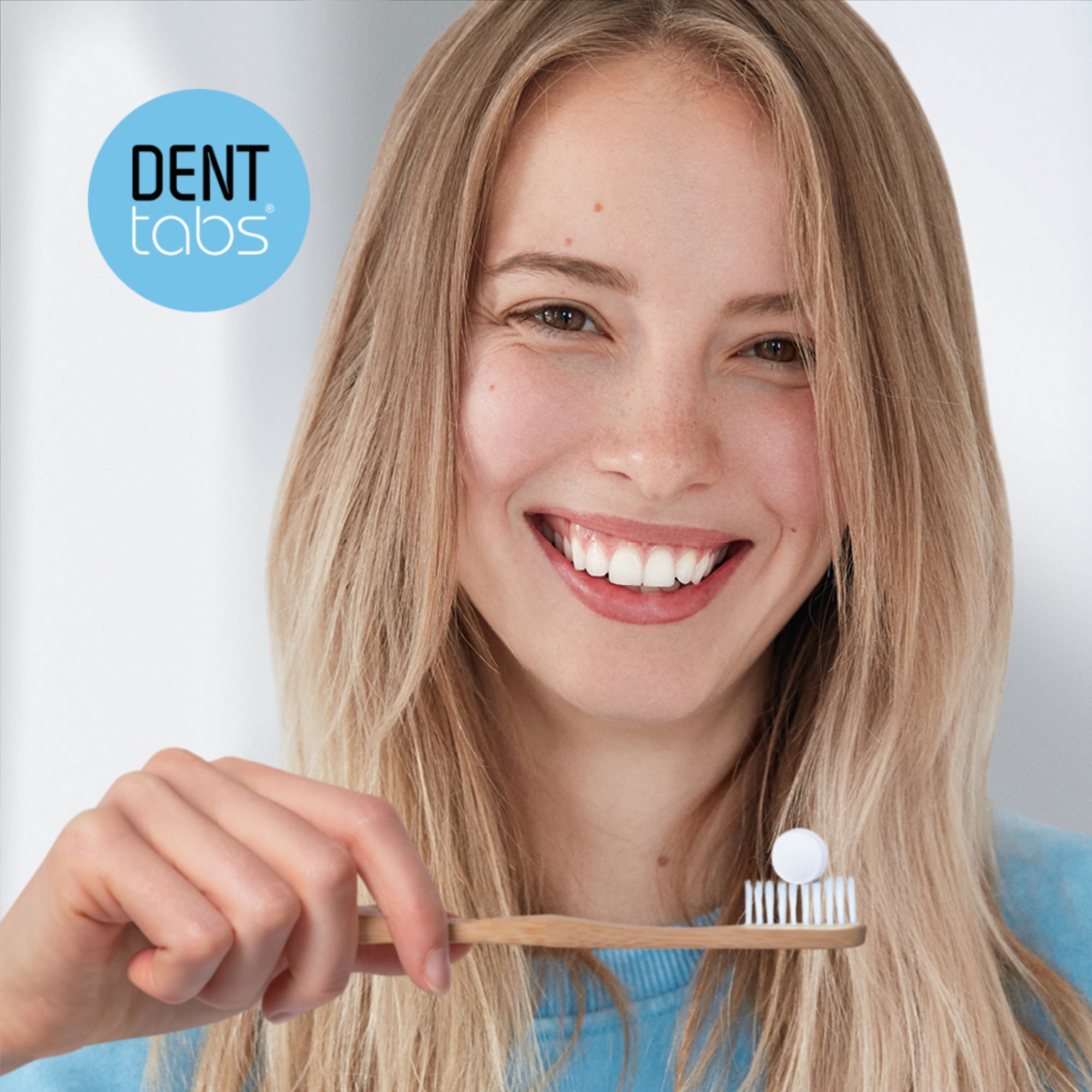 Viên đánh răng Tự nhiên DENTTABS (Germany) với Fluoride - 125 viên