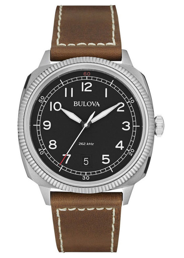 Đồng Hồ Nam Dây Da BULOVA 96B230 - Mặt Đen (42mm)