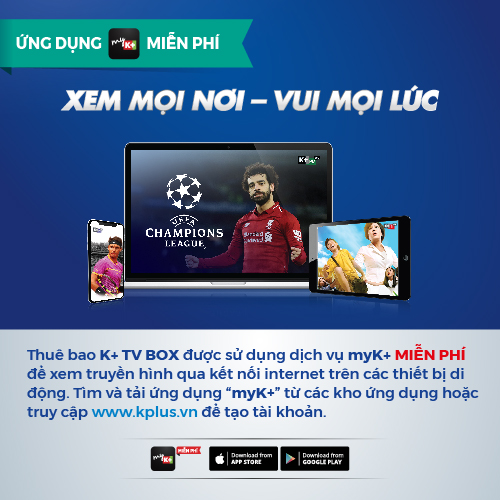 Bộ Thiết Bị K+ TVBox và 3 tháng thuê bao (được tặng thêm 03 tháng thuê bao khi mua sản phẩm)  - Hàng chính hãng