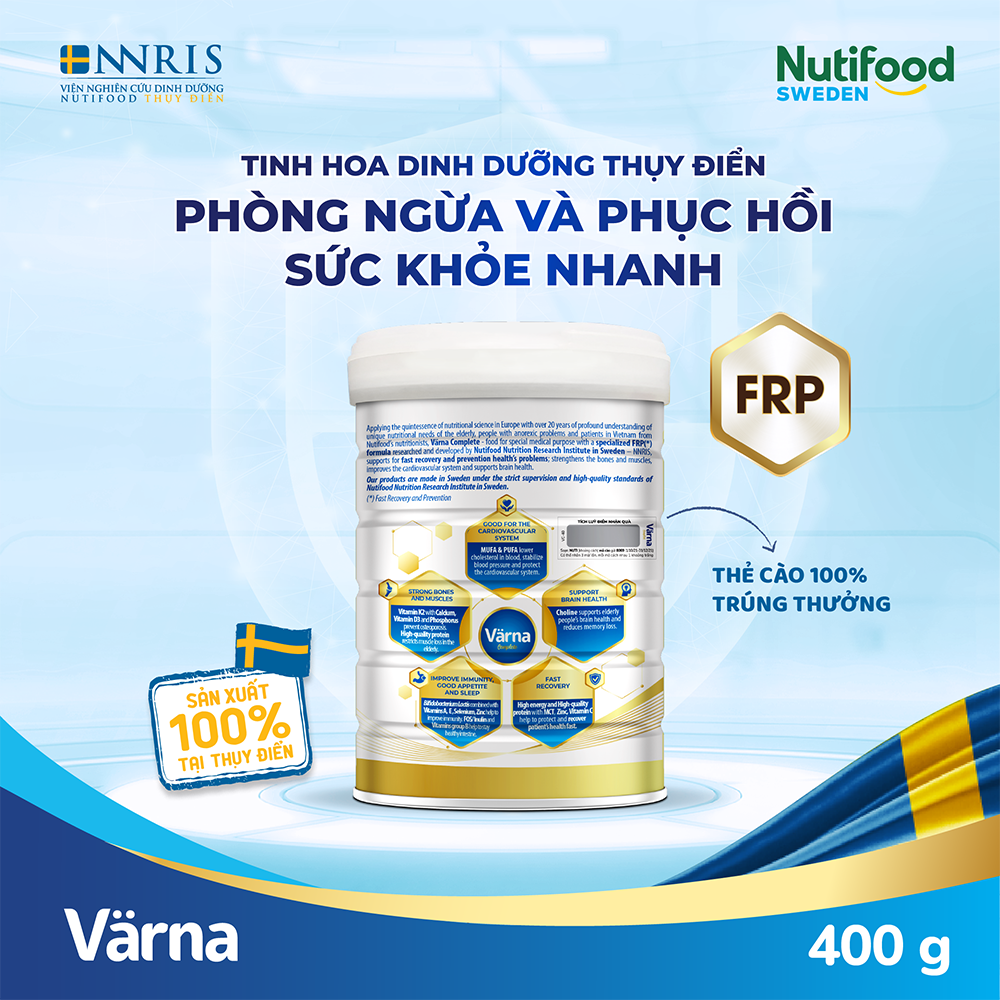 Sữa Bột Värna Complete lon 400g