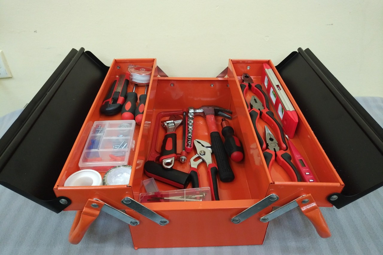 HỘP ĐỰNG DỤNG CỤ ĐA NĂNG 2 TAY 2 TẦNG