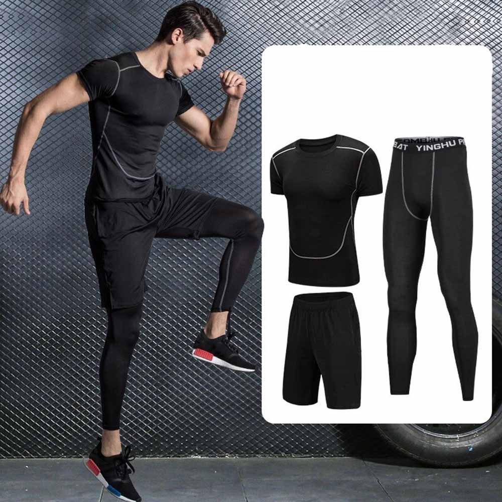 Quần Legging Nam Tập Gym Thể Thao, Quần Giữ Nhiệt Nam, Quần Legging Pro Combat - Thích hợp tập gym, đá bóng, chạy bộ, bóng rổ hoặc giữ ấm cơ thể