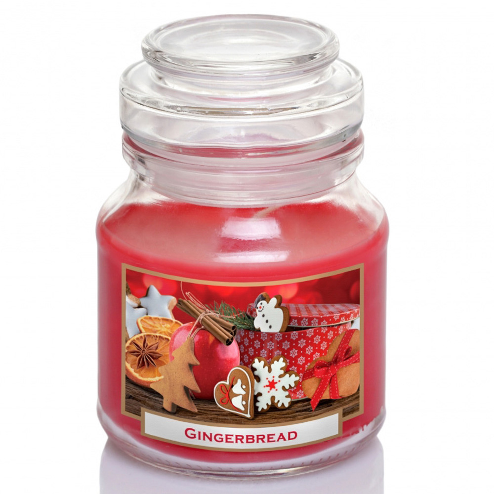 Hũ nến thơm tinh dầu Bartek Gingerbread 130g QT06649 - bánh gừng, táo, quế (Giao mẫu ngẫu nhiên)