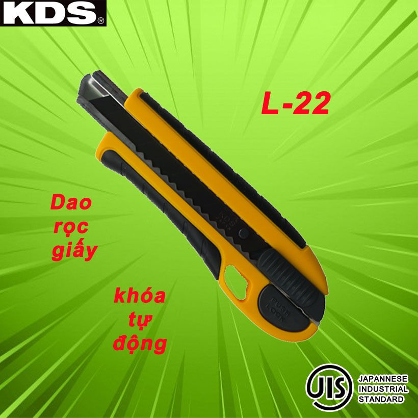 DAO RỌC GIẤY KHÓA TỰ ĐỘNG L-22