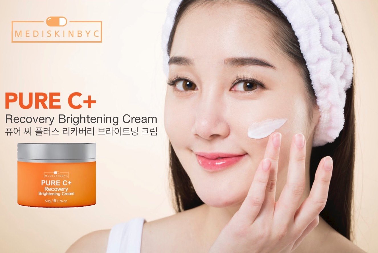 Kem Dưỡng Trắng Da  MEDISKINBYC Pure C+ Recovery Brightening Cream 50g