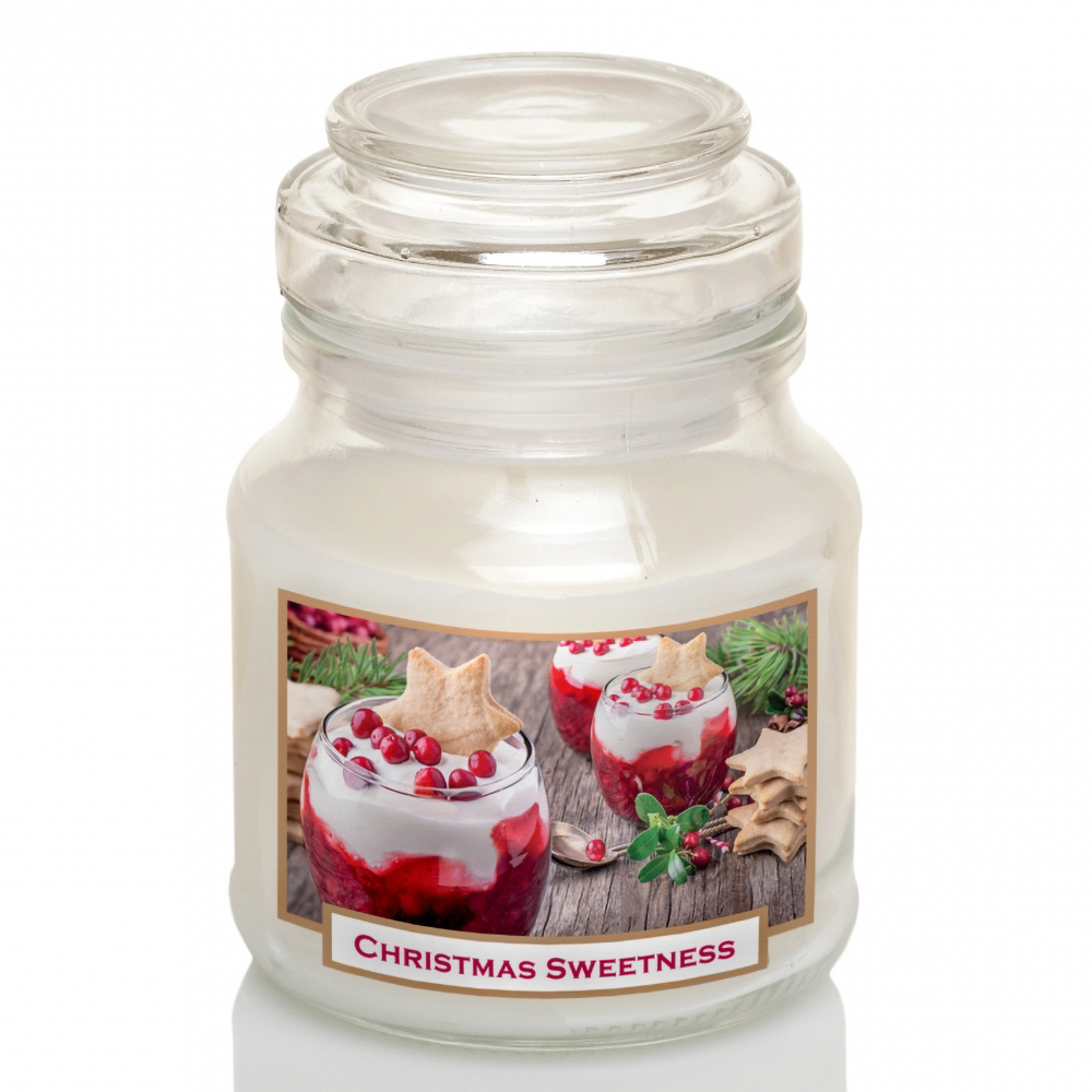 Hũ nến thơm tinh dầu Bartek Christmas Sweetness 130g QT06654 - nho chuỗi ngọc