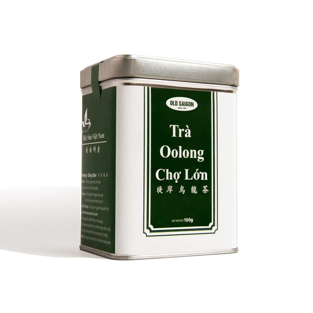 Trà ô long Chợ Lớn hộp thiếc 100 gr hàng chính hãng Oldsaigon