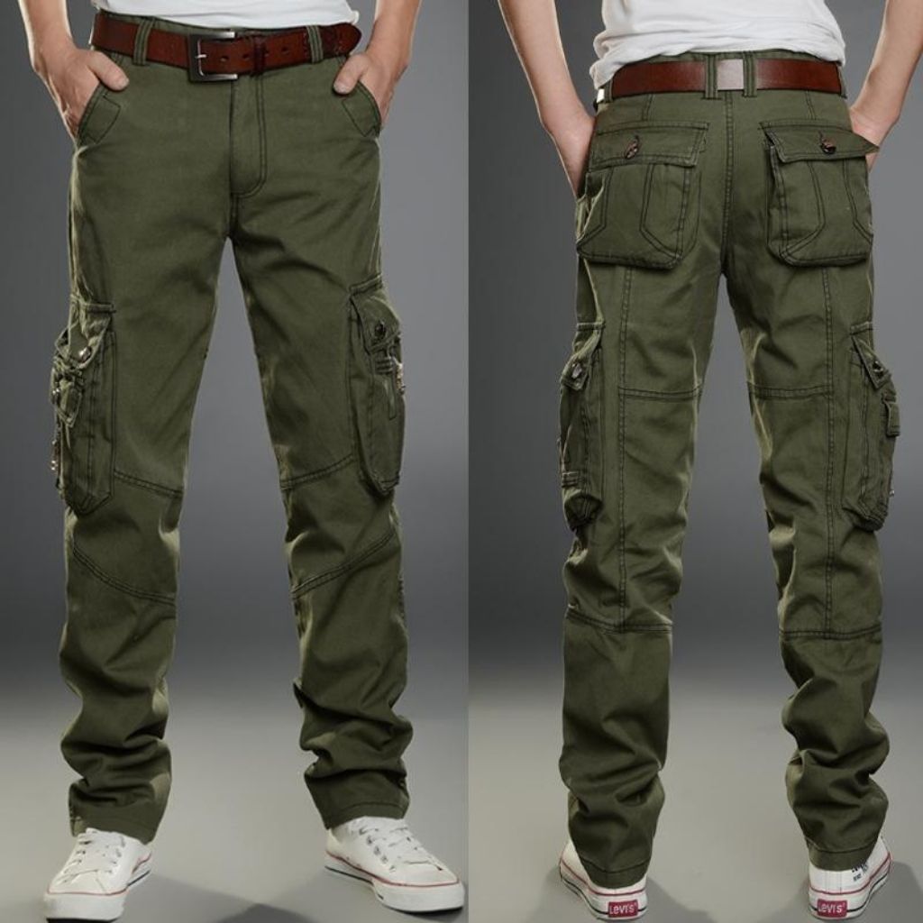 Quần Kaki Nam túi hộp