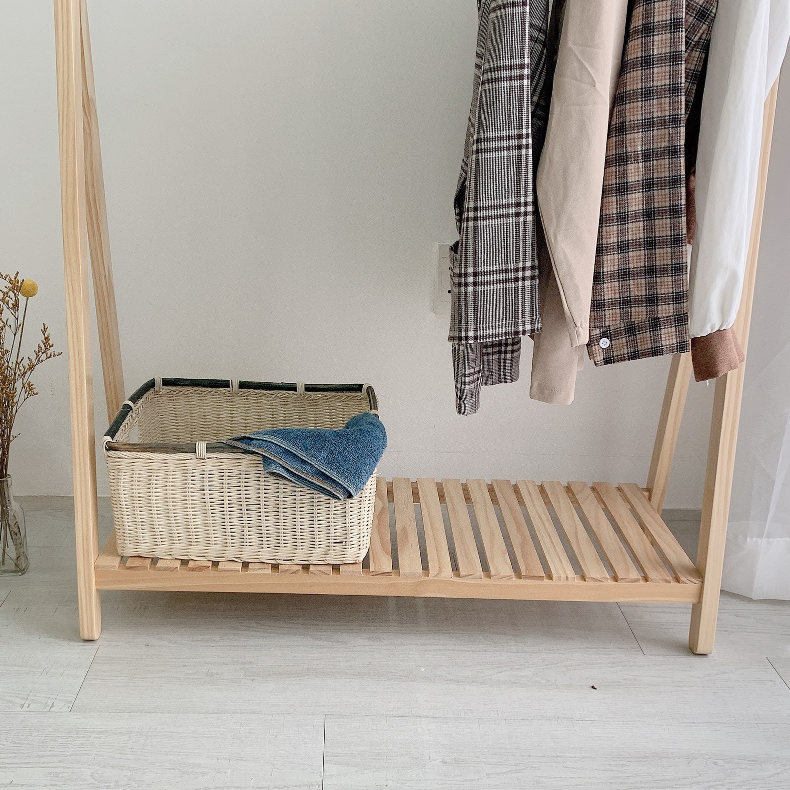 GIÁ TREO QUẦN ÁO - KỆ TREO ĐỒ 1 TẦNG HÀN QUỐC - A HANGER 1F