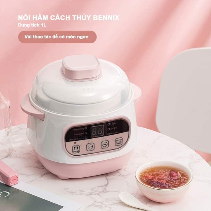 Nồi chưng yến, Nồi tiềm  Bennix BN-100A Công nghệ Thái lan - Hàng Chính hãng