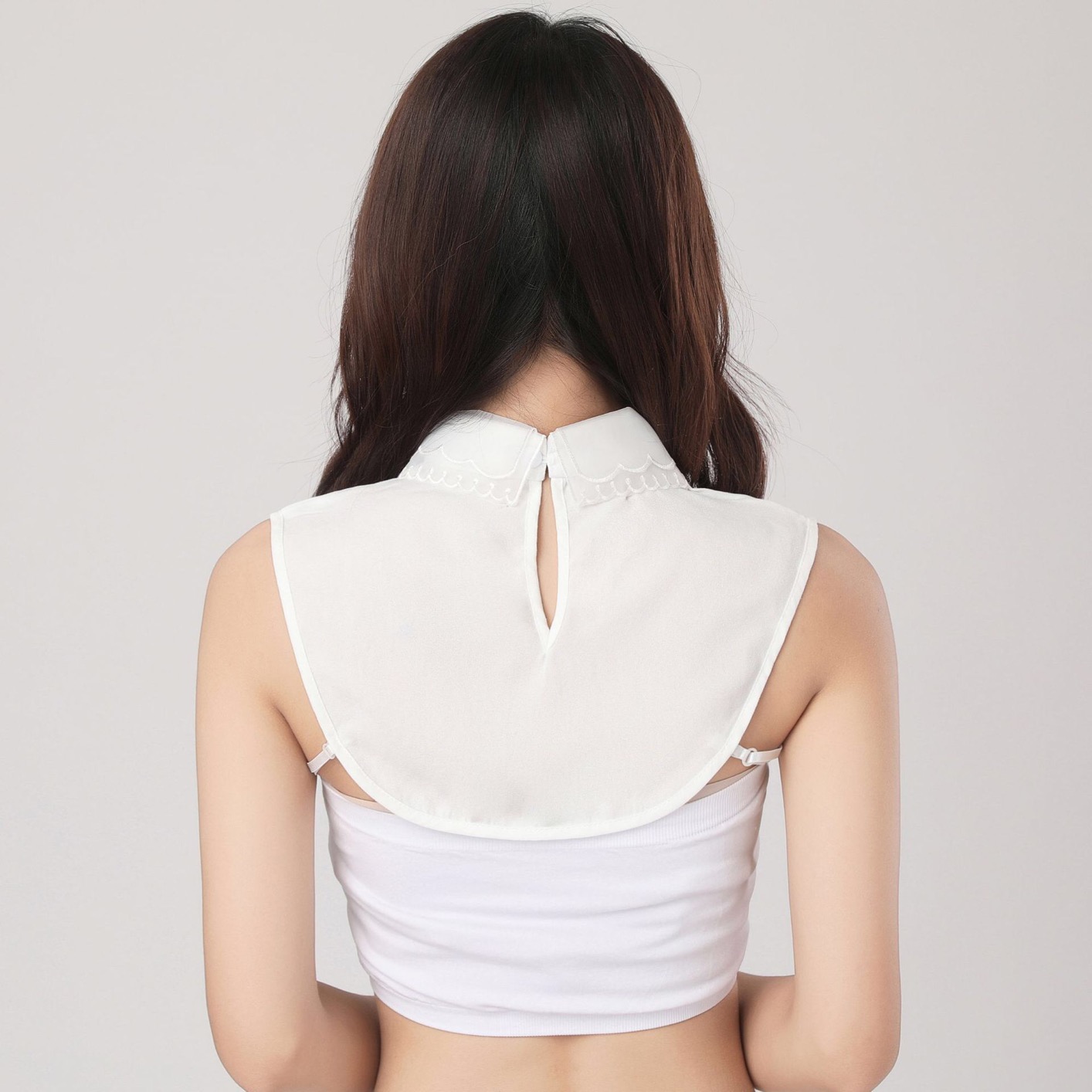 Cổ áo giả đính đá cách điệu - Mã CD50