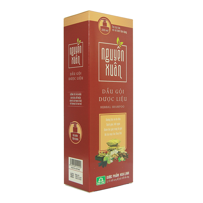 Dầu gội dược liệu Nguyên Xuân nâu 250ml