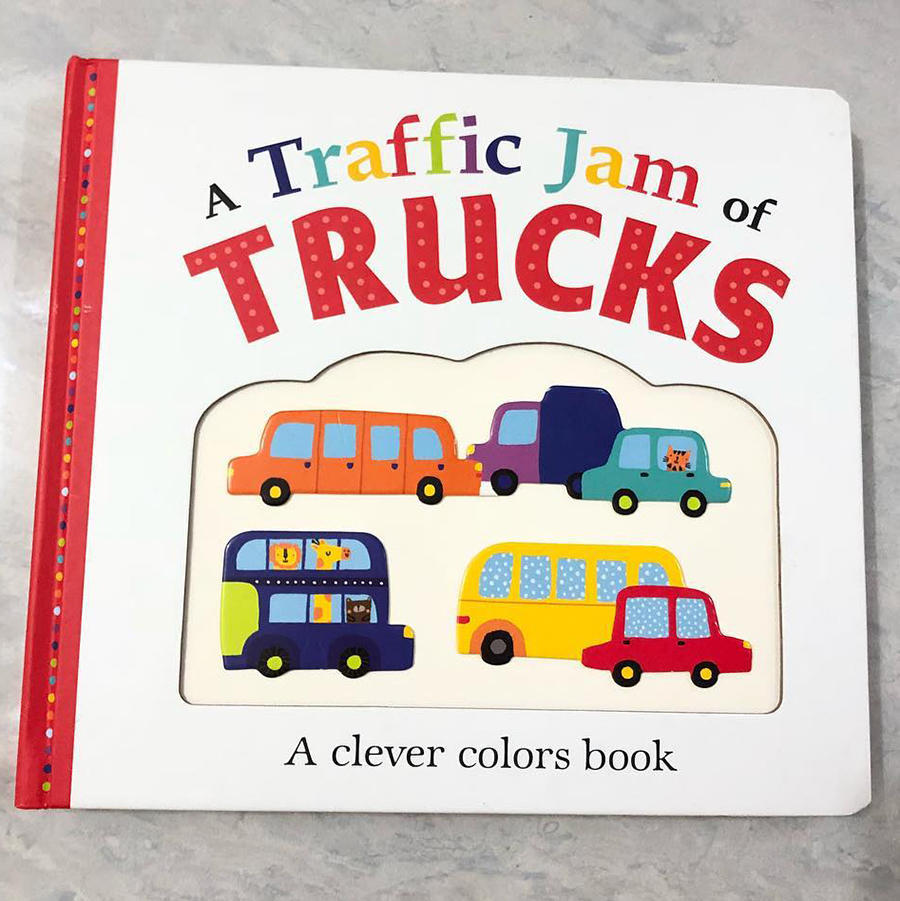 A Clever Colors Book: A Traffic Jam of Trucks (Board Book Picture Fit)