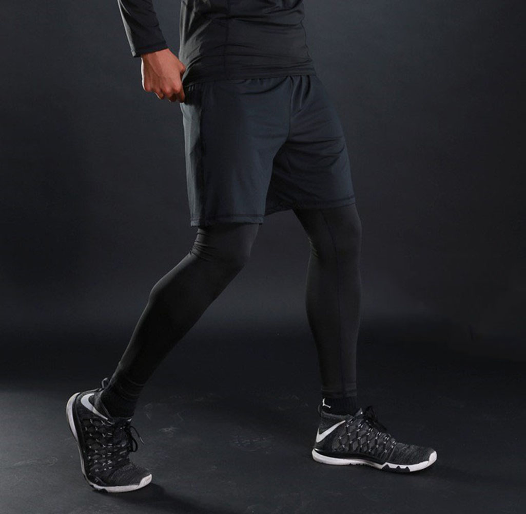 Quần Legging Nam Tập Gym Thể Thao, Quần Giữ Nhiệt Nam, Quần Legging Pro Combat - Thích hợp tập gym, đá bóng, chạy bộ, bóng rổ hoặc giữ ấm cơ thể