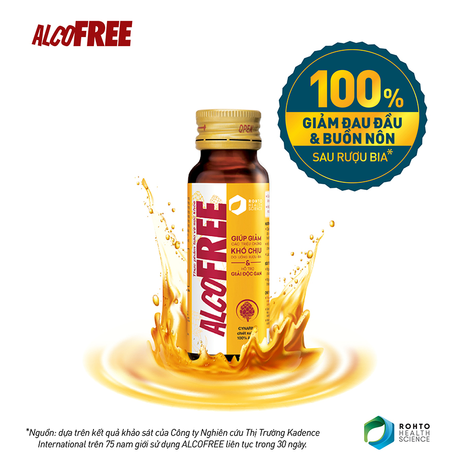 Thực Phẩm Chức Năng Mát Gan Giải Rượu Phục Hồi Sức Khỏe AlcoFree RMV-FF-AF10
