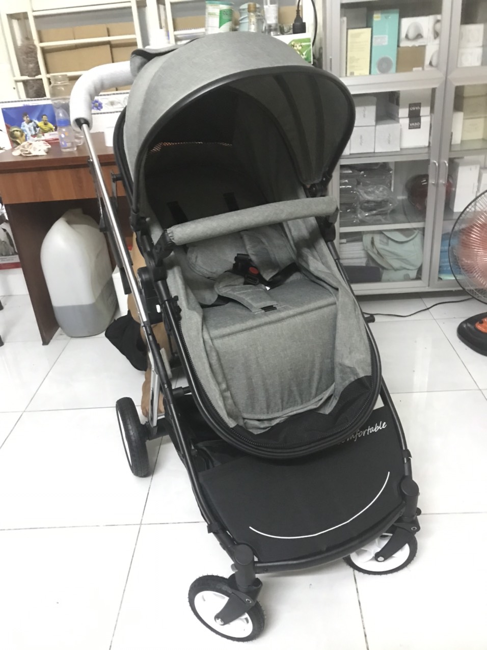 Xe đẩy nôi cao cấp 2 chiều 3 tư thế, siêu nhẹ 9kg, gấp gọn thành vali xách có túi đi kèm mẫu mới