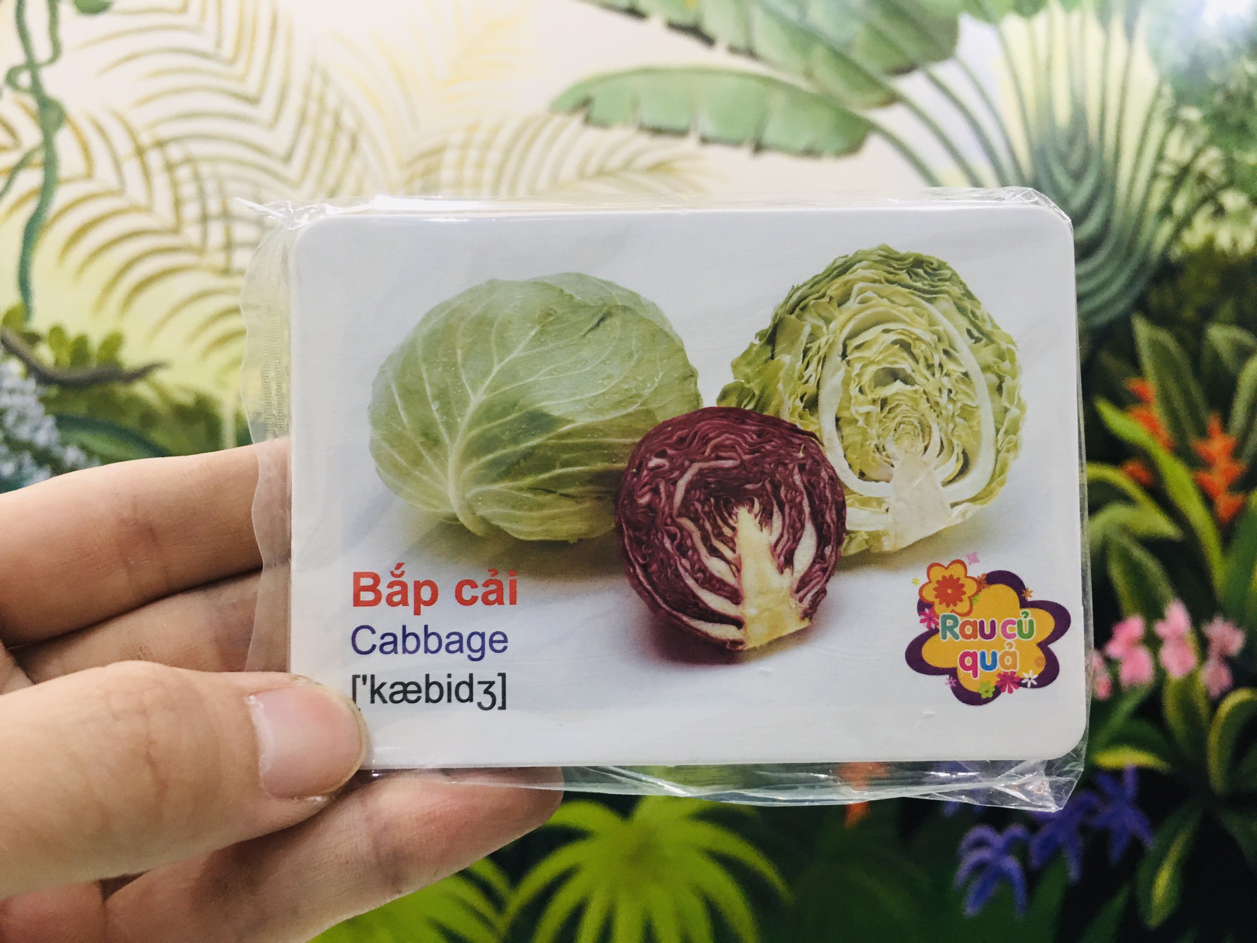 Thẻ Học Thông Minh Flashcard Song Ngữ Cho Bé