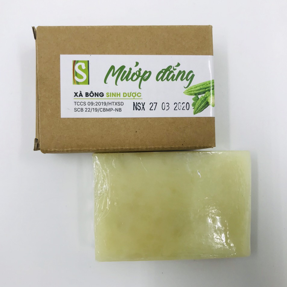 Xà bông Sinh Dược - Mướp Đắng  (100gr) - Xà phòng thảo dược mát da, giảm mụn