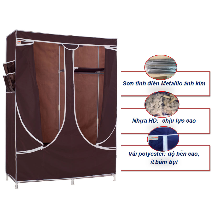 Tủ Vải Thanh Long thế hệ mới TPO03
