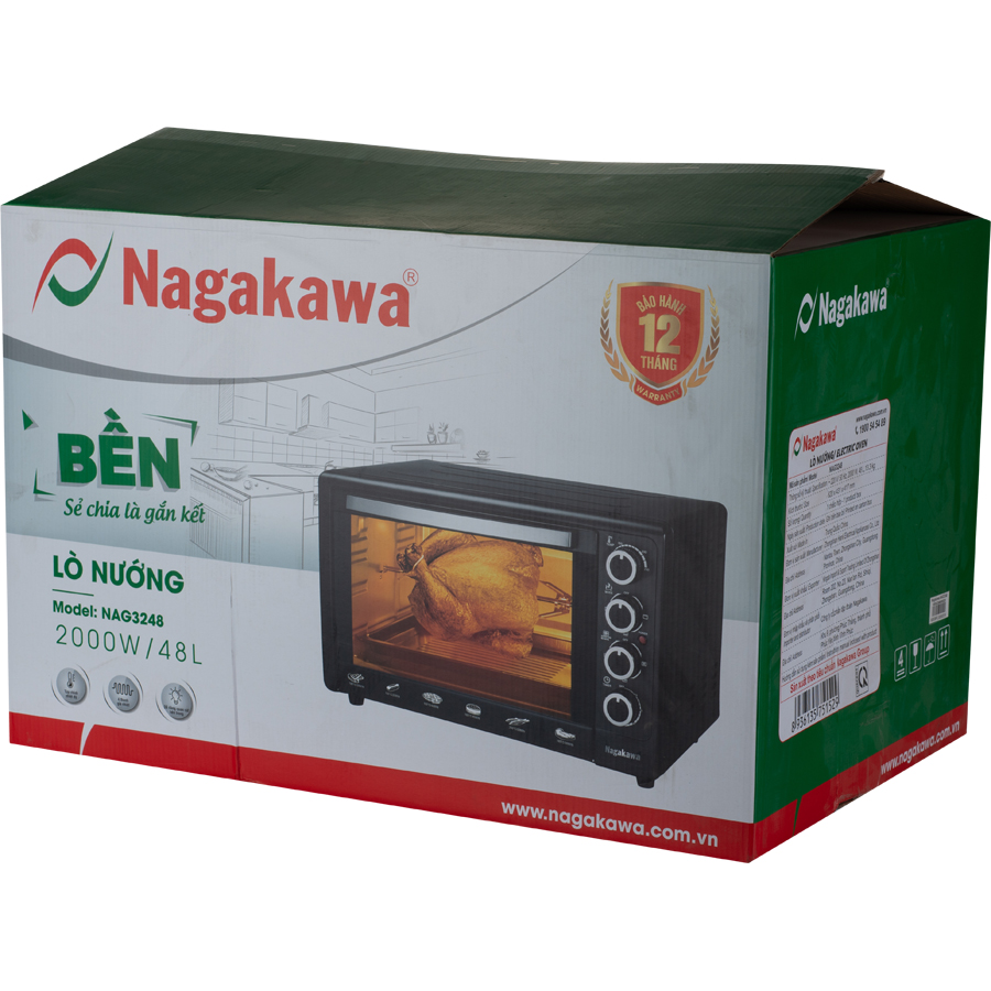 Lò Nướng Nagakawa NAG3248 48L