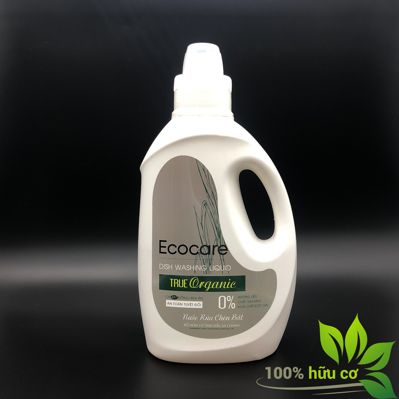 Nước rửa chén hữu cơ Bồ hòn và tinh dầu Sả Chanh 2000ml thương hiệu Ecocare