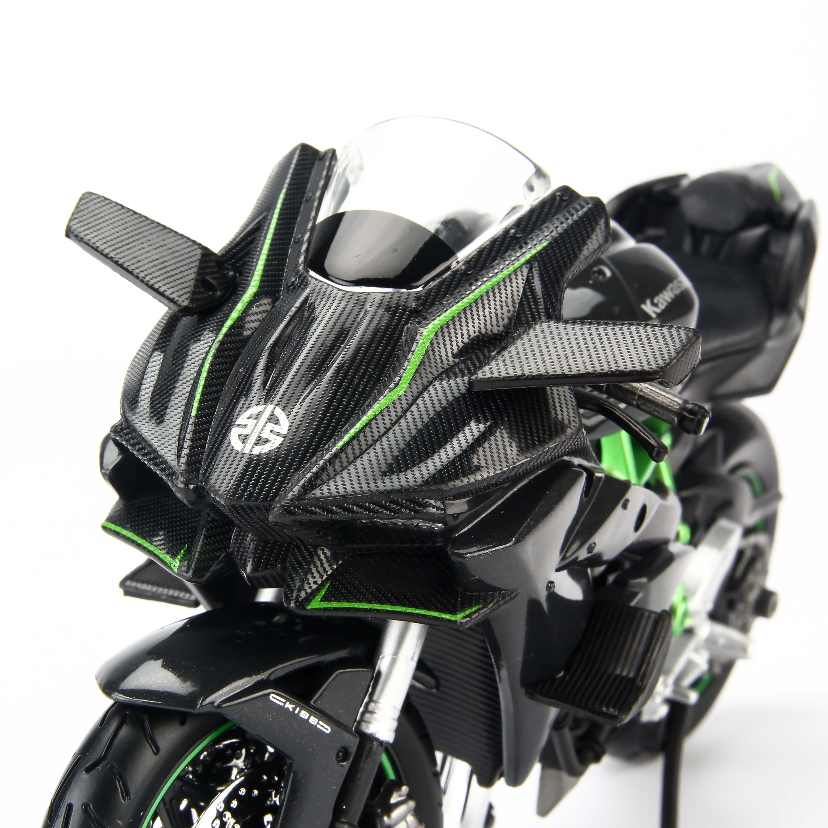 Mô Hình Xe Kawasaki Ninja H2R Black 1:12 Maisto MH-31101-14