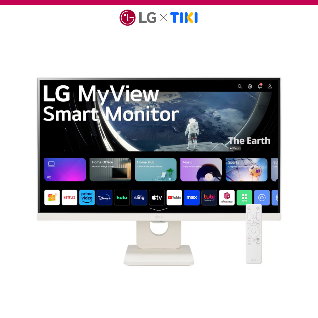 Màn Hình Thông Minh  LG MyView 25SR50F-W 24.5 inch ( FHD/IPS/60Hz/8ms ) - Hàng Chính Hãng