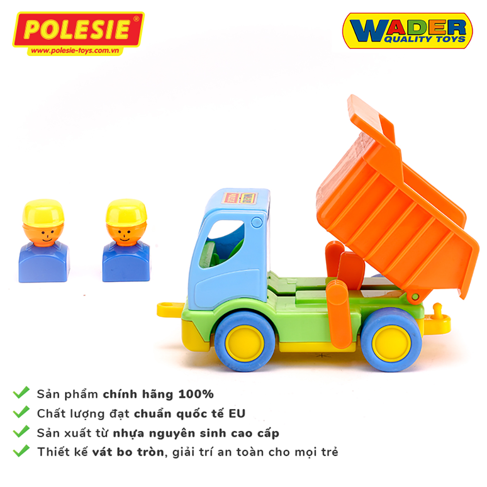 Đồ Chơi Xe Tải Hali, Đồ Chơi Châu Âu, An Toàn, Phát Triển Tư Duy, Sáng Tạo Cho bé - Polesie Toys 3294