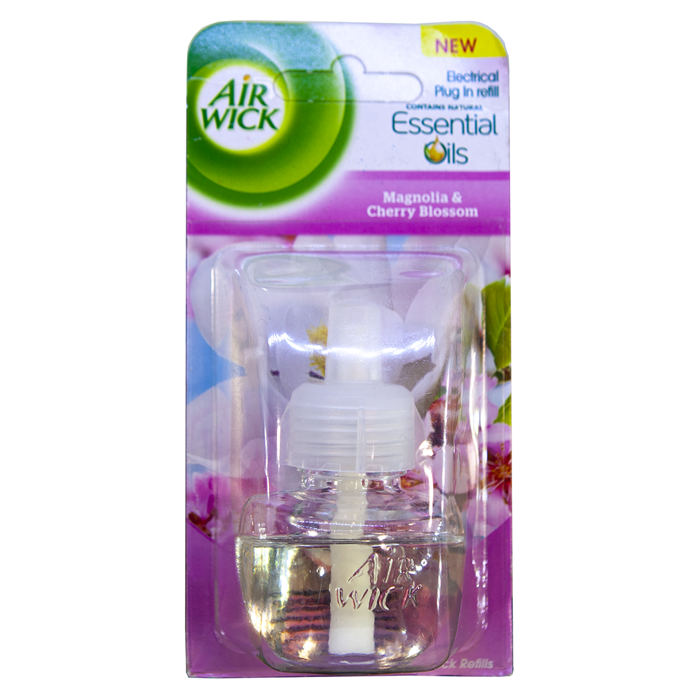 Lọ tinh dầu thiên nhiên Air Wick Magnolia &amp; Cherry Blossom 19ml QT003274 - hoa mộc lan