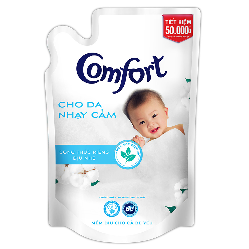 Nước xả Comfort cho da nhạy cảm 1.6L