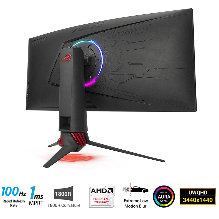 Màn Hình Gaming Cong Asus Rog Strix XG35VQ 35inch UWQHD 4ms 100Hz FreeSync VA - Hàng Chính Hãng