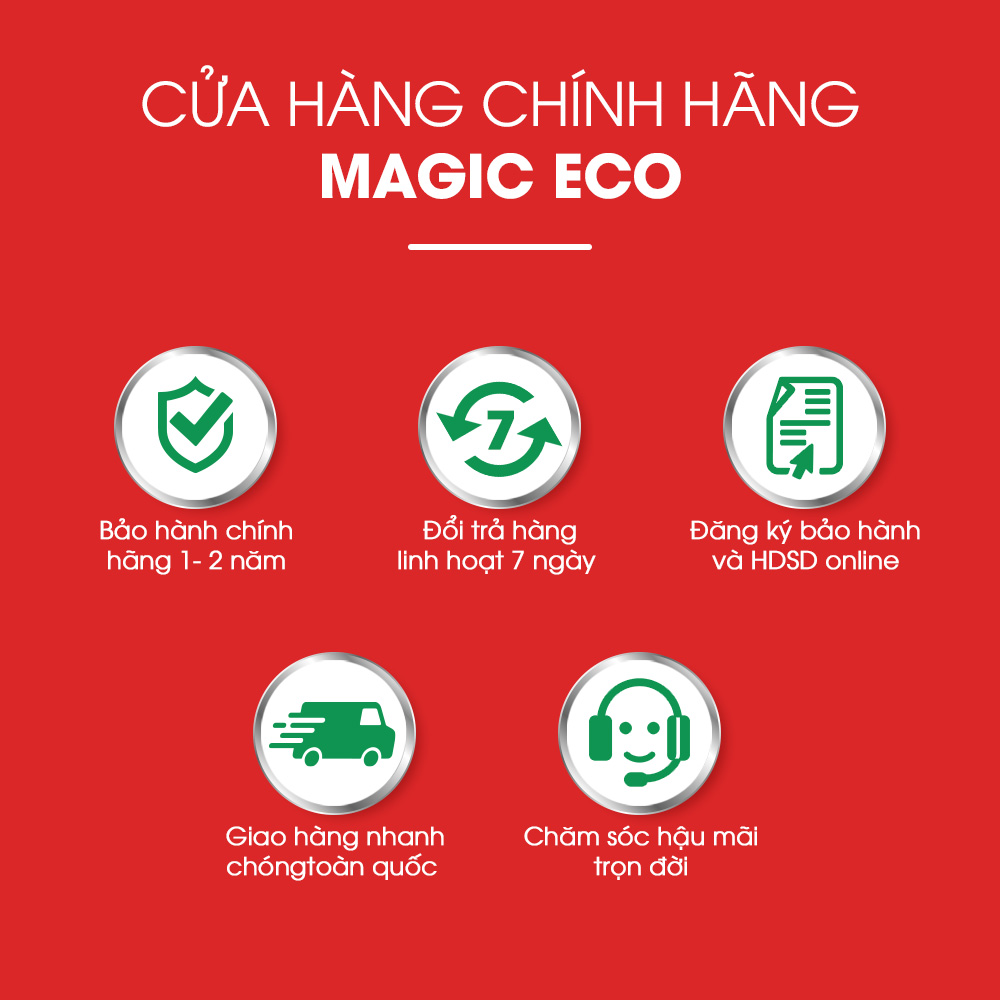 Máy ép tốc độ chậm thế hệ mới Magic Eco AC-132 - Hàng chính hãng