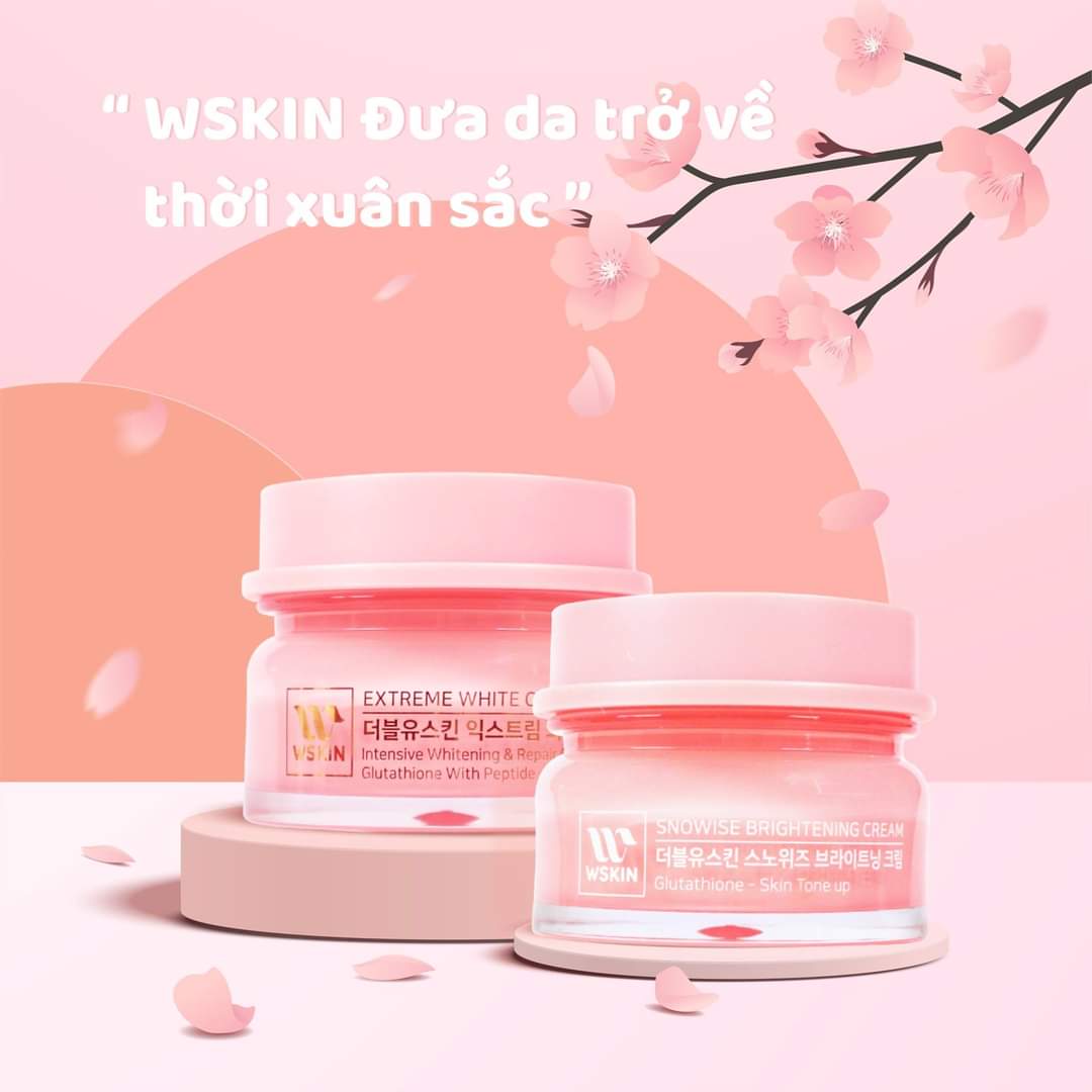 Kem Dưỡng Trắng Da Bật Tông, Ngừa Nám, Kiềm Dầu, Chống Trôi, Chống Lão Hóa Da, 5 in 1 - Snowise Brightening Cream