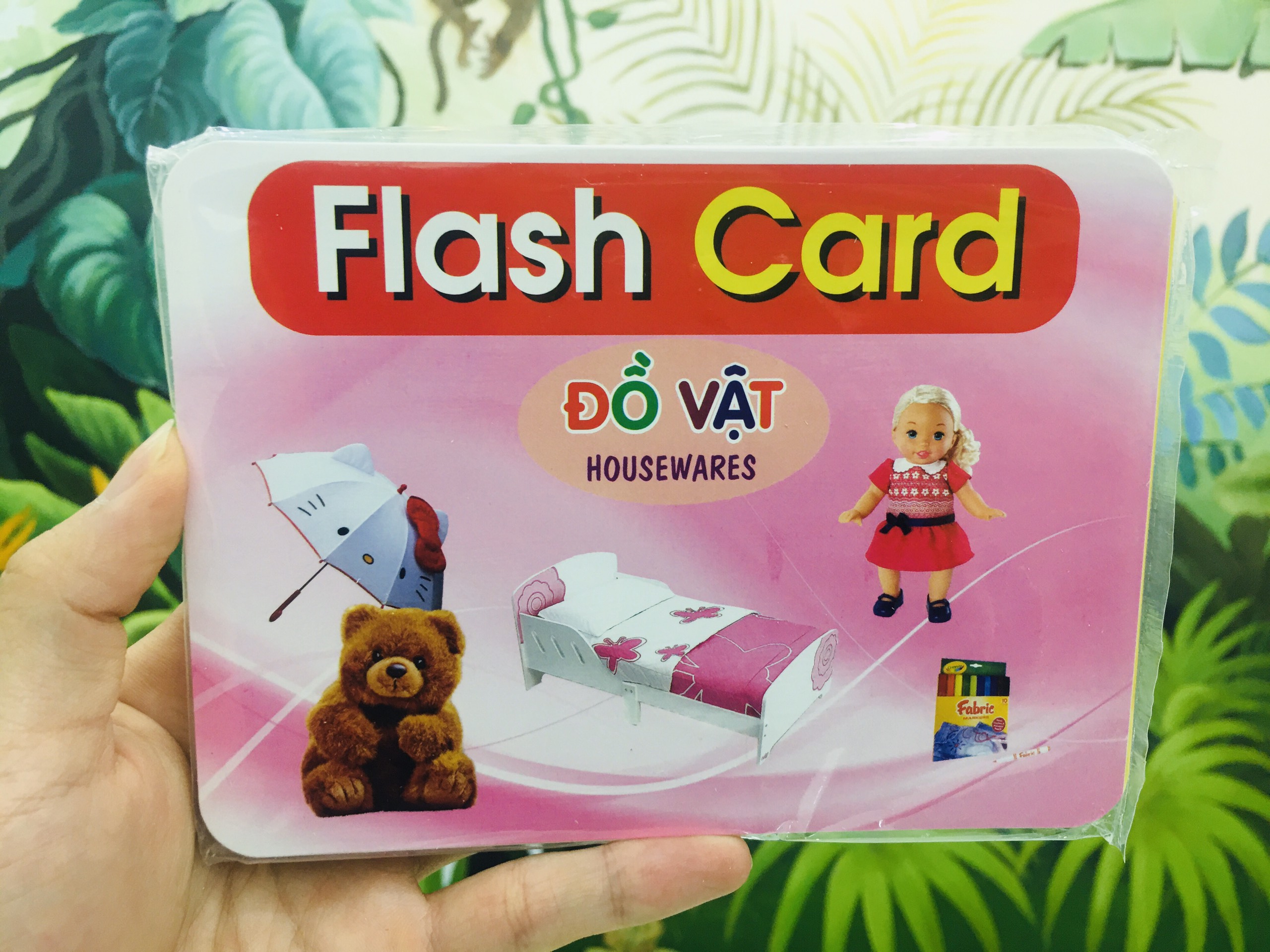 bộ thẻ học thông minh cho bé từ 0 đến 3 tuổi, Bộ Thẻ Học Thông Minh Flashcard Song Ngữ Cho Bé - Hàng Chính Hãng