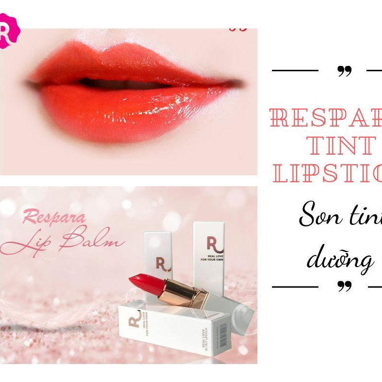 Son Dưỡng Mềm Môi Lâu Trôi RESPARA Real Love In Tint Lipstick