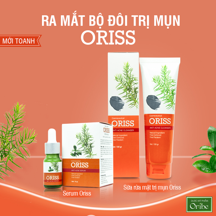 Serum Ngừa Mụn Dưỡng Trắng Da Oriss Cao Cấp