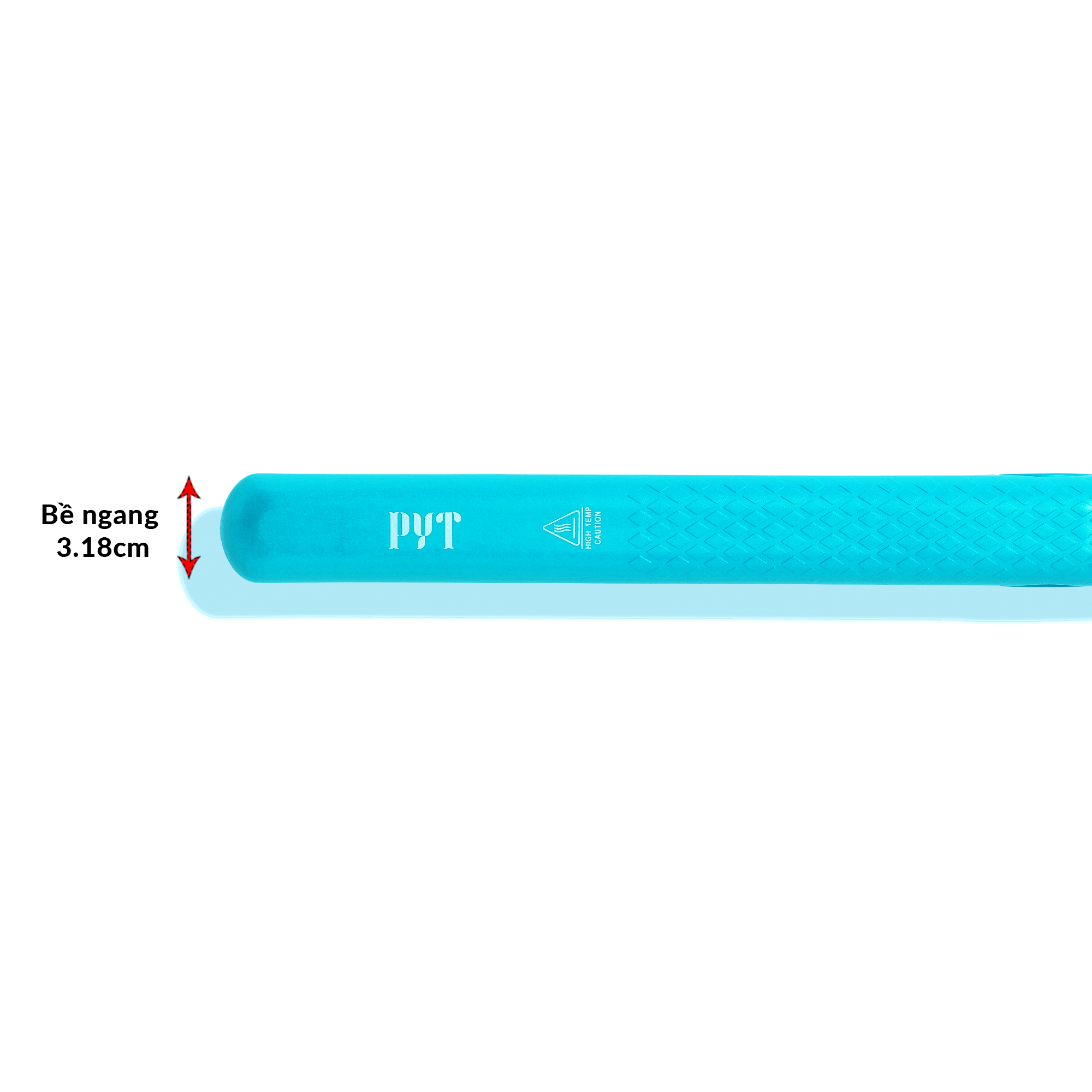 Máy Kẹp Tóc Bằng Sứ PYT Ceramic Styling Tool (2 trong 1) Màu Xanh Ngọc - Có Thể Duỗi, Uốn Lọn Hoặc Uốn Cúp