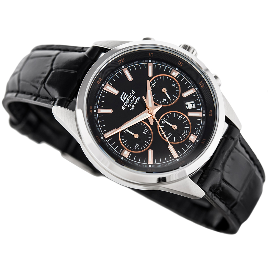 Đồng hồ nam dây da Casio Edifice chính hãng EFR-527L-1AVUDF