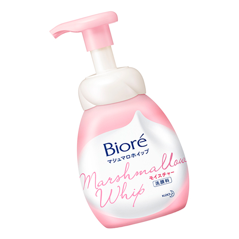 Bọt Rửa Mặt Dưỡng Ẩm -  Biore Marshmallow Whip Moisture 150ml