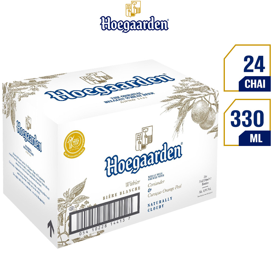 Bia Hoegaarden 330ml Thùng 24 Chai