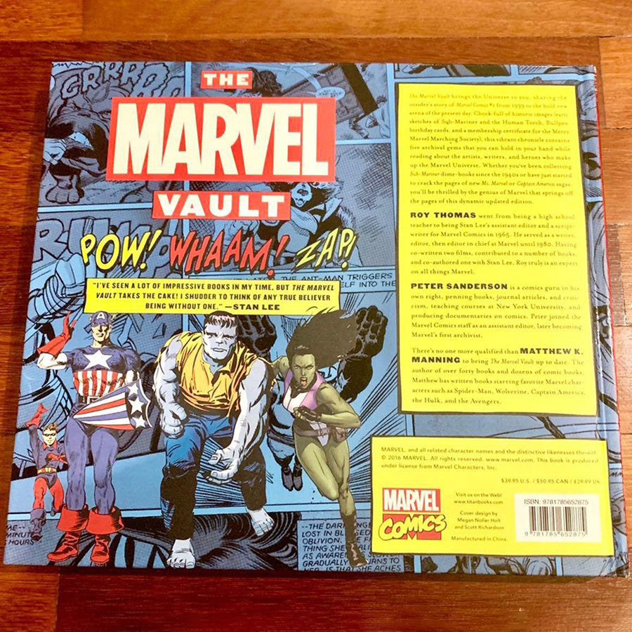 The Marvel Vault: A Visual History (Roy Thomas and Peter Sanderson, Updated by Matthew K. Manning)