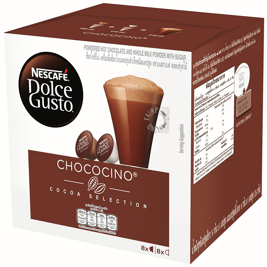 Hộp 16 Viên Nén Thức Uống Sô-cô-la Sữa Nescafe Dolce Gusto - Chococino 270.4g