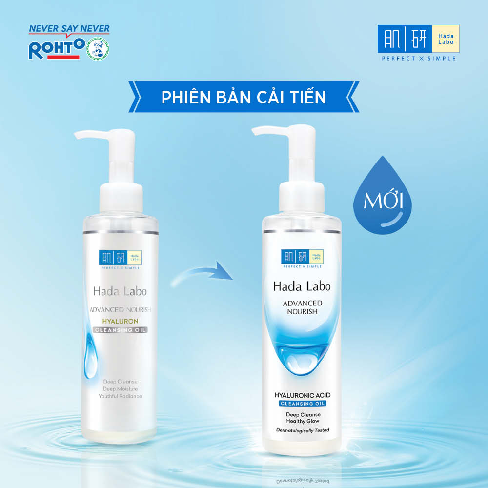 Dầu tẩy trang dưỡng ẩm Hada Labo Advanced Nourish Hyaluronic Acid Cleansing Oil